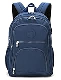 Mochila Feminina Masculina Tactel Notebook Escolar Resistente Grande Costas Juvenil Escola Preta (Azul)