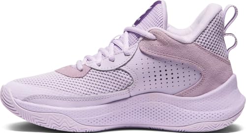 Under Armour - Unisex-Child Gs Curry 3Z 24 SDE Shoes, Color Salt Purple (500), Size: 7 M US Big Kid