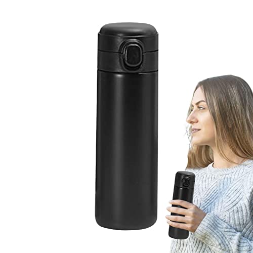 Youding Botella de vacío de acero inoxidable, taza aislada antioxidante con boquilla curvada, suministros de cocina para escuelas, oficinas, viajes, salidas