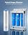 VEVOR Whole House Water Filter Replacement Cartridge, 4.5" x 20" Polyphosphate Scale Inhibitor Filter for Whole Home Water Filtration System, Reduce Chlorine, Taste, Odor, Prevent Corrosion