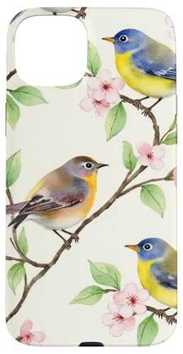 �J���t���Ȓ��ƉԂ̐��ʉ�r���e�[�W�f�U�C���B �X�}�z�P�[�X iPhone 15 Plus �p