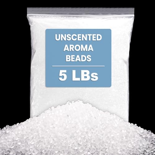 Elsjoy 5 Lb Unscented Aroma Beads for Car Freshies Car Air Freshener Unscented Freshie Beads DIY Homemade Natural Freshener Bulk Freshie Supplies