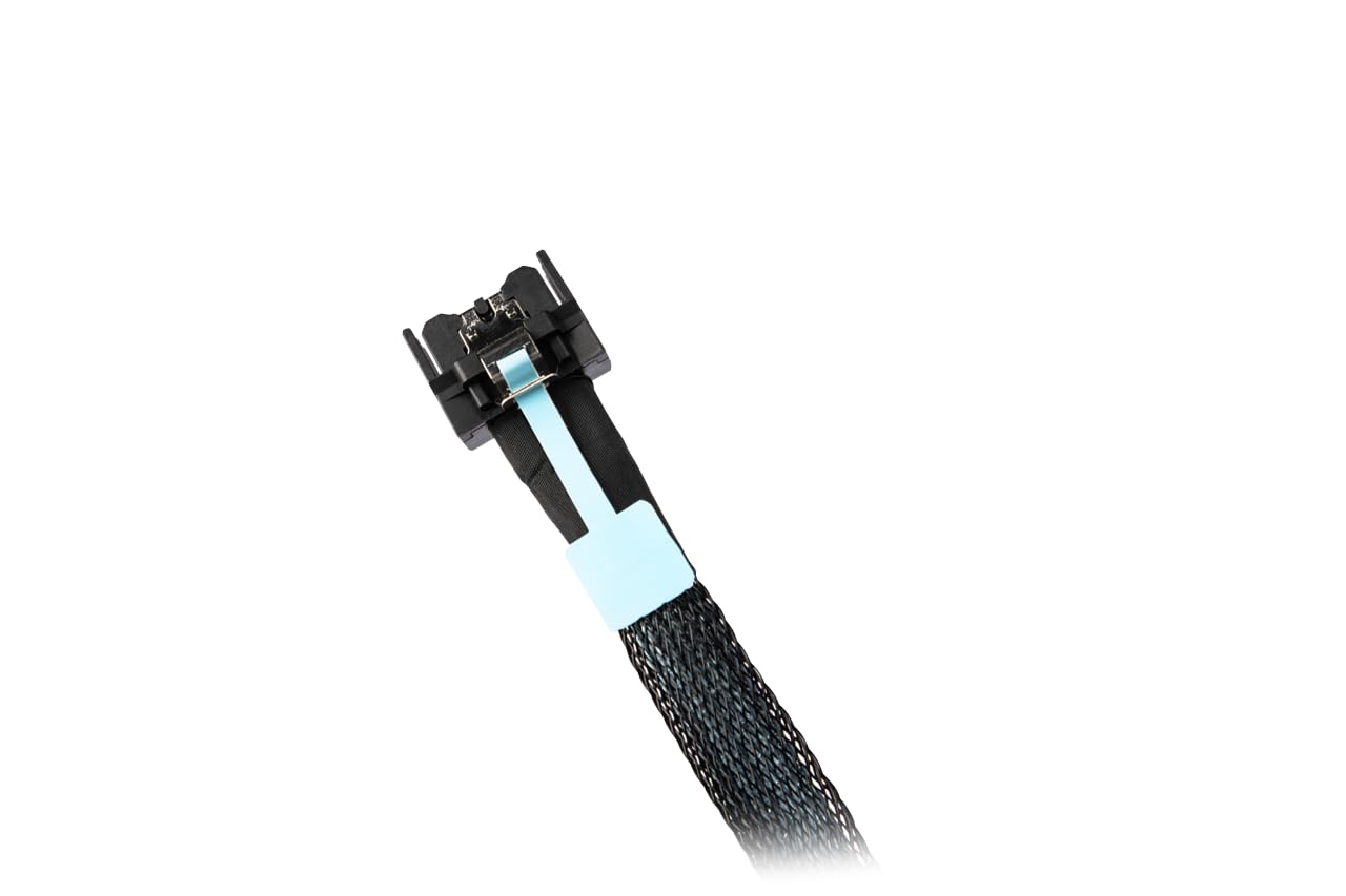 ICY DOCK MB403L-B Datenkabel - 1x MCIO 4i SFF-TA-1016 zu 1x SlimSAS SFF-8654 4i Länge 50cm PCIe 4.0
