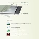 Vego garden Raised Garden Bed Kits, 17" Tall 9 in 1 8ft X 2ft Metal Raised Planter Bed for Vegetables Flowers Ground Planter Box-Modern Gray - Image 3