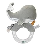 Das fröhliche Geklingel des kuscheligen Wals regt die Hand-Auge-Koordination an und weckt die Neugier der Babys.