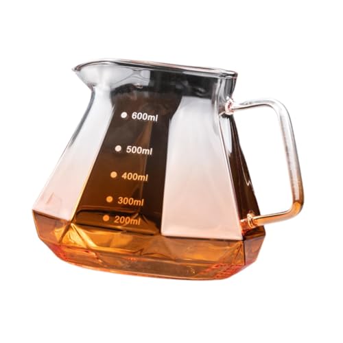 Image of Pour Over Glass Coffeemaker Drip Coffee Maker for Camping Cafes Home