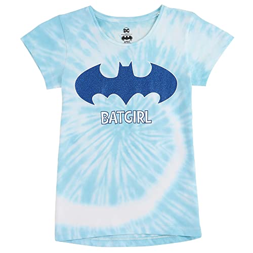 Image of Kidsville Batgirl Printed Regular Fit Multicolor Cotton Girl's T-Shirt