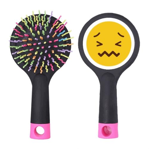 Brosse à cheveux démêlante jaune pour en finir avec les tiraillements quotidiens
