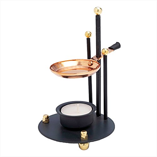 NKlaus Weihrauchpfanne Weihrauchbrenner Hochenverstellbar für Räucherwerk Handarbeit Geschenk 2925