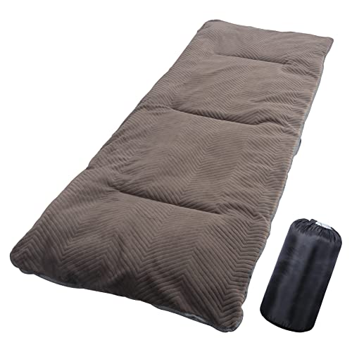Stonehomy Camping Cot Pad For Adults, Portable Soft Thick Xl Cotton Sleeping Cot Mattress Pad With Carry Bag For Outdoor Indoor, 74.8X27.5 Inches, Brown #TOP11