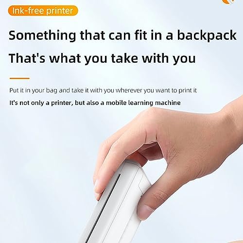 Miniatura 9 de Dpofirs Portable A4 Thermal Printer, Bluetooth Thermal Printer, Support 90 Sheets Letter and A4 Paper, Compatible with Android and iOS Phone and