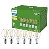 Philips UltraEfficient, Ampoule LED P45, Culot E14, Pack de 6, Blanc Chaud...