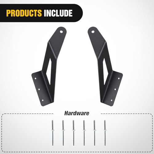 Image of Nilight 54 Inch Curved Light Bar Bracket for Ford F250 F350 F450 1999-2016