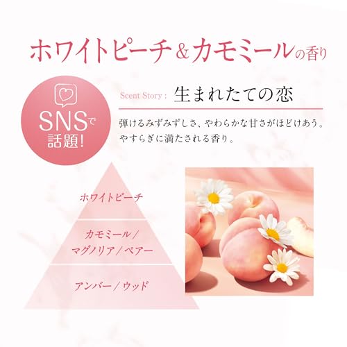 レノア レノア リセット セラム 柔軟剤 ホワイトピーチ＆カモミール 本体 500mL の商品画像 2
