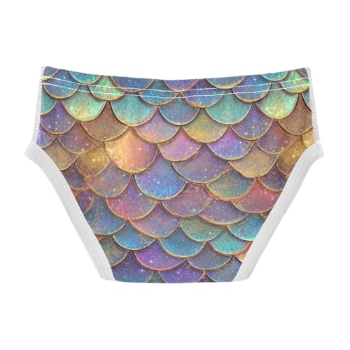 Green Purple Yellow Meramid Scale Toddler Boy's Underwear 2T 202c01402
