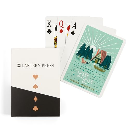 Baraja Póker Lantern Press Nisswa Minnesota 52 Cartas