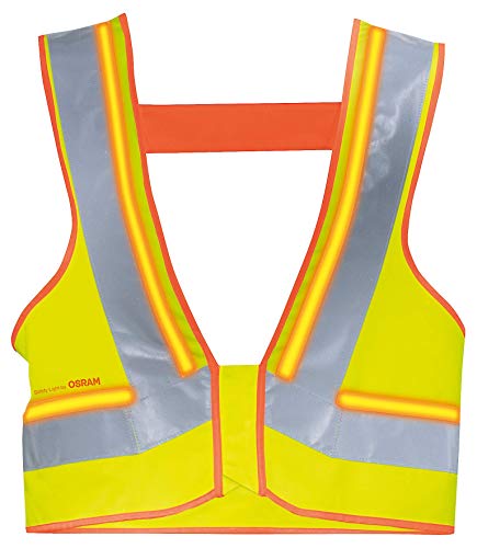Preisvergleich Produktbild Uvex Protection Flash Warnweste - Arbeitsweste mit Lichtleiter - Inklusive Akku - M