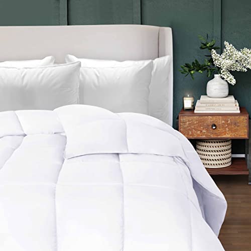 Superior Down Alternative All Season Comforter - Medium Fill Weight, Perfect For Winter And Summer - Bedding For Bed, Twin/Twin Xl, White #TOP2