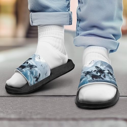 Slides for Kids Summer Slippers Boys Non-Slip Shower Shoes3