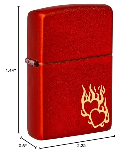 Encendedor Zippo Metalizado Rojo 46102 miniatura 7
