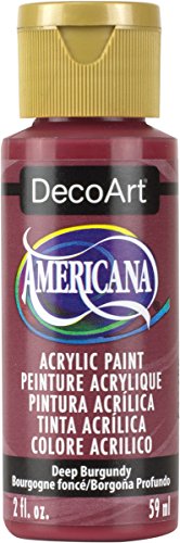 DecoArt Americana Peinture Acrylique 2 oz Multi-usages, Bordeaux foncé