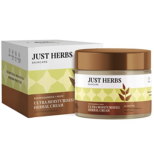 Ayurvedic Herbal Nourishing Face Moisturizing Massage Cream for Dull & Dry Skin – Parabens, SLS Free 100 Gm