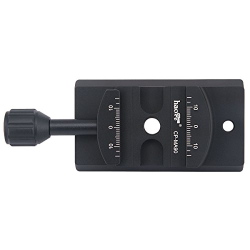 Haoge Cp-Ma90 Quick Release Plate Qr Clamp Adapter Convertor For Select Manfrotto Tripod Fluid Video Head To Arca-Swiss Compatible, Fit 501Pl / Q5 / 504Plong / 500Plong Heads #TOP4
