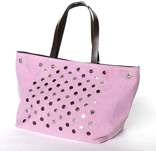 Amazon Alma Tonuttiアルマトヌッティリベット付きキャンバズバッグ ウィステリア アルマトヌッティ カゴバッグ