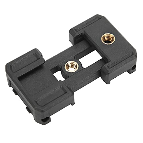 Soporte para teléfono con Zapata |Montaje de Tornillo de 1/4 pulg. para trípode/iluminación/cámara |Abrazadera Extensible 2.6-4.1in para Smartphones |Diseño Plegable portátil