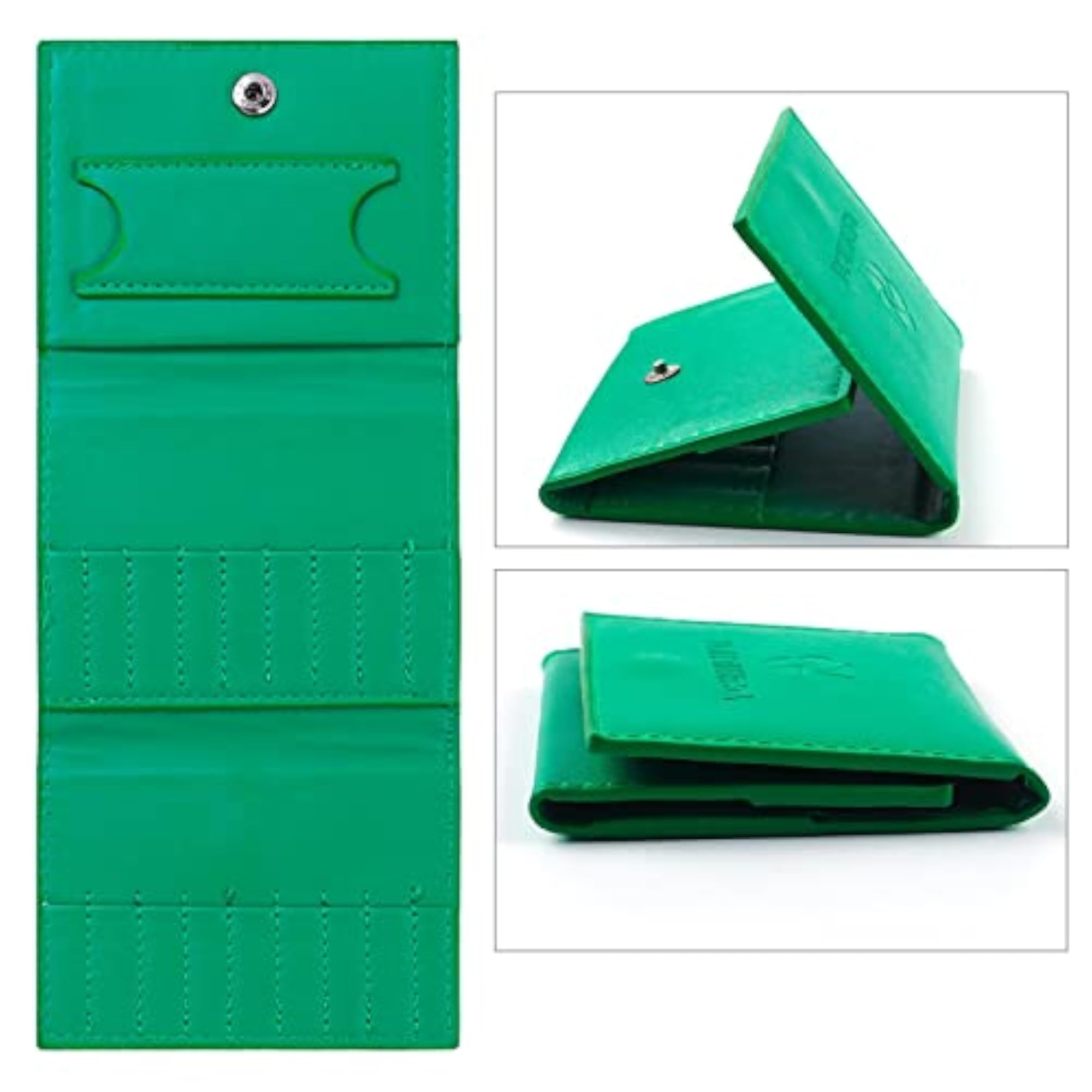 Dustproof Nail Drill Bit Storage Bag, 18 Holes for Salon Use