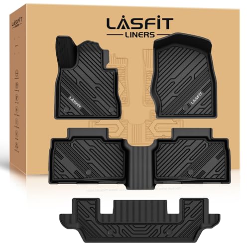 Image of LASFIT Floor Mats for Ford Explorer 6 Seats with Second Row Center Console
