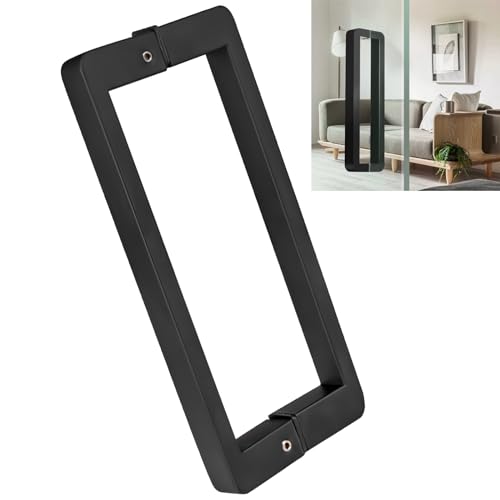 Cokritsm Black Stainless Steel Shower Door Handle145mm Hole to Hole Center