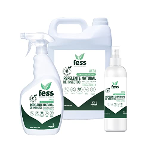 Insecticidas Y Venenos, Lawn & Patio TRI-PACK REPELENTE DE INSECTOS NATURAL CON AKBA FUERZA CANELA FESS