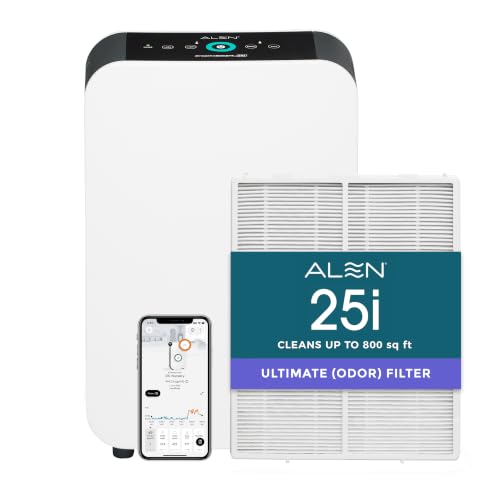 Alen 25i HEPA Air Purifier, Ultimate Filter, Covers 800 Sq Ft