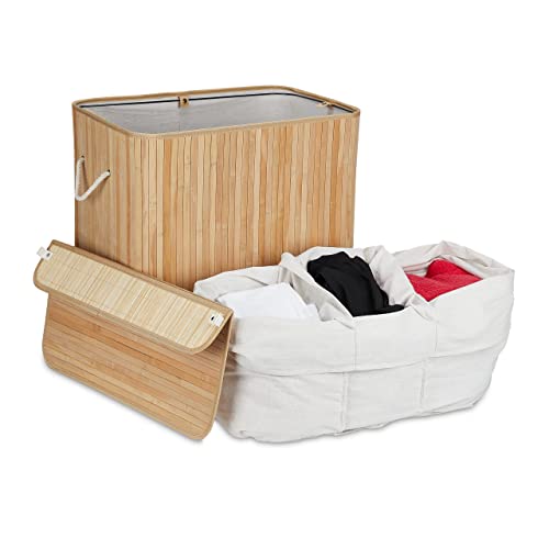 Panier à linge 3 bacs pour ne plus mélanger les couleurs au lavage - 7