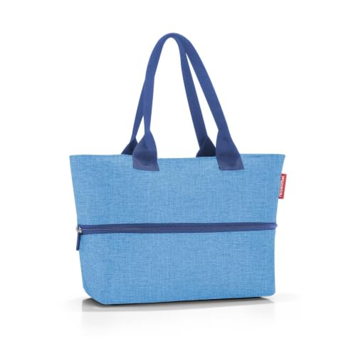 Reisenthel Shopper e1 Zebra, czarno-biały, S, Twist Azure, jeden rozmiar