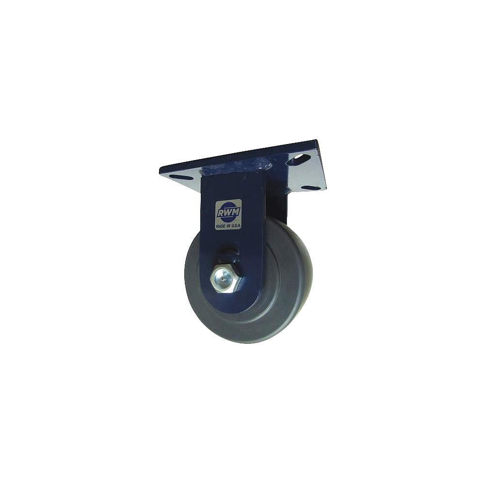 76-NYB-0630-R 76 Series 8" High, 6" Nylatron HD Wheel, Rigid Caster