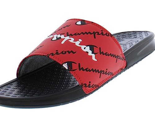Champion Super Slide Repeat Script Cb Mens Shoes Size 13, Color: Red/Black3