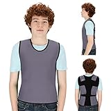Special Supplies Sensory Compression Vest Deep Pressure Comfort (Grey, Large)