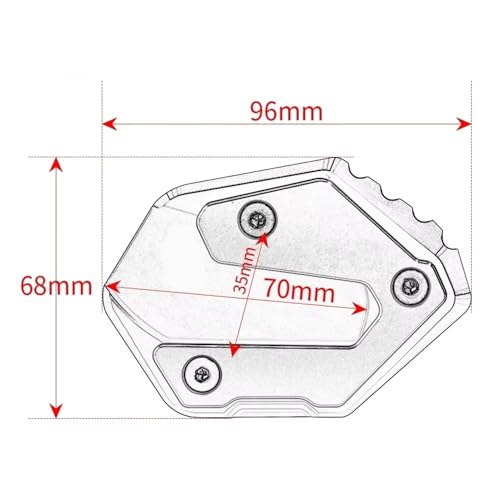 Plaque de support Tracer 9GT avec base élargie bleue - 6