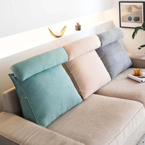 Coussin de lecture triangulaire cadeau bien-être confort lit canapé - 3