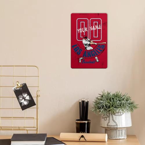 Image of ANTKING Los Angeles A Metal Sign Custom Sign Decor for Men Youth Boy Gifts