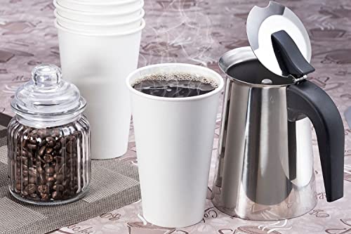 Mr Miracle 20 Ounce White Paper Hot Cups For Coffee Tea. Pack Of 100 #TOP3