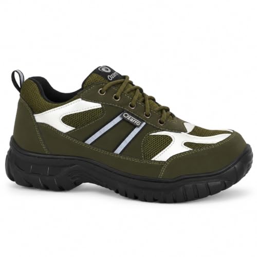 Image of Ozarro Men's Low-Top Steel Toe Work Safety Shoes