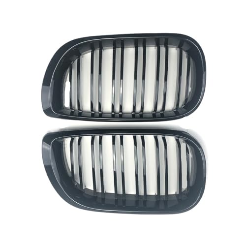 Grilles capot double lattes pour calandre Série 3 E46 remplace les clips cassés