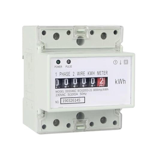 Compteur d'énergie pour studio et pompe à chaleur monophasé DDS546C rail Din 4P