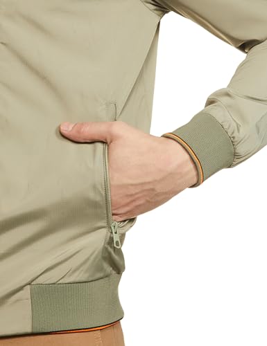 Image of Qube By Fort Collins Men's Nylon Standard Length Regular Fit Windbreaker Jacket - All-Weather & Winter Protection, Lightweight & Windproof