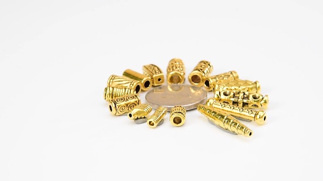 Exway Lot De 150 Perles D'espacement Européennes à Grand