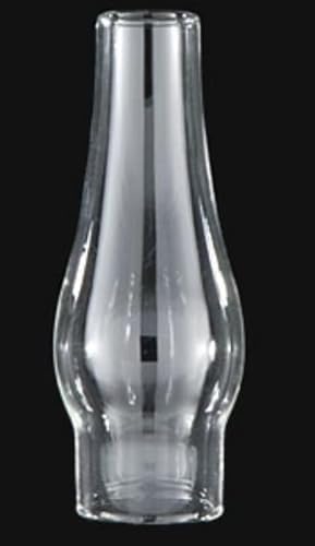 B&P Lamp® SMALLEST Clear Glass Lamp Chimney 1-1/8 Inch base