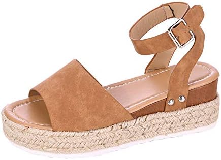 Women Strappy Elastic Ankle Buckle Open Toe Mid Heel Sandals Ladies High Heels Platform Cut Out Sandals Stilettos Hollow Court Shoes Party Occasion Heel Dress Platform Sandals